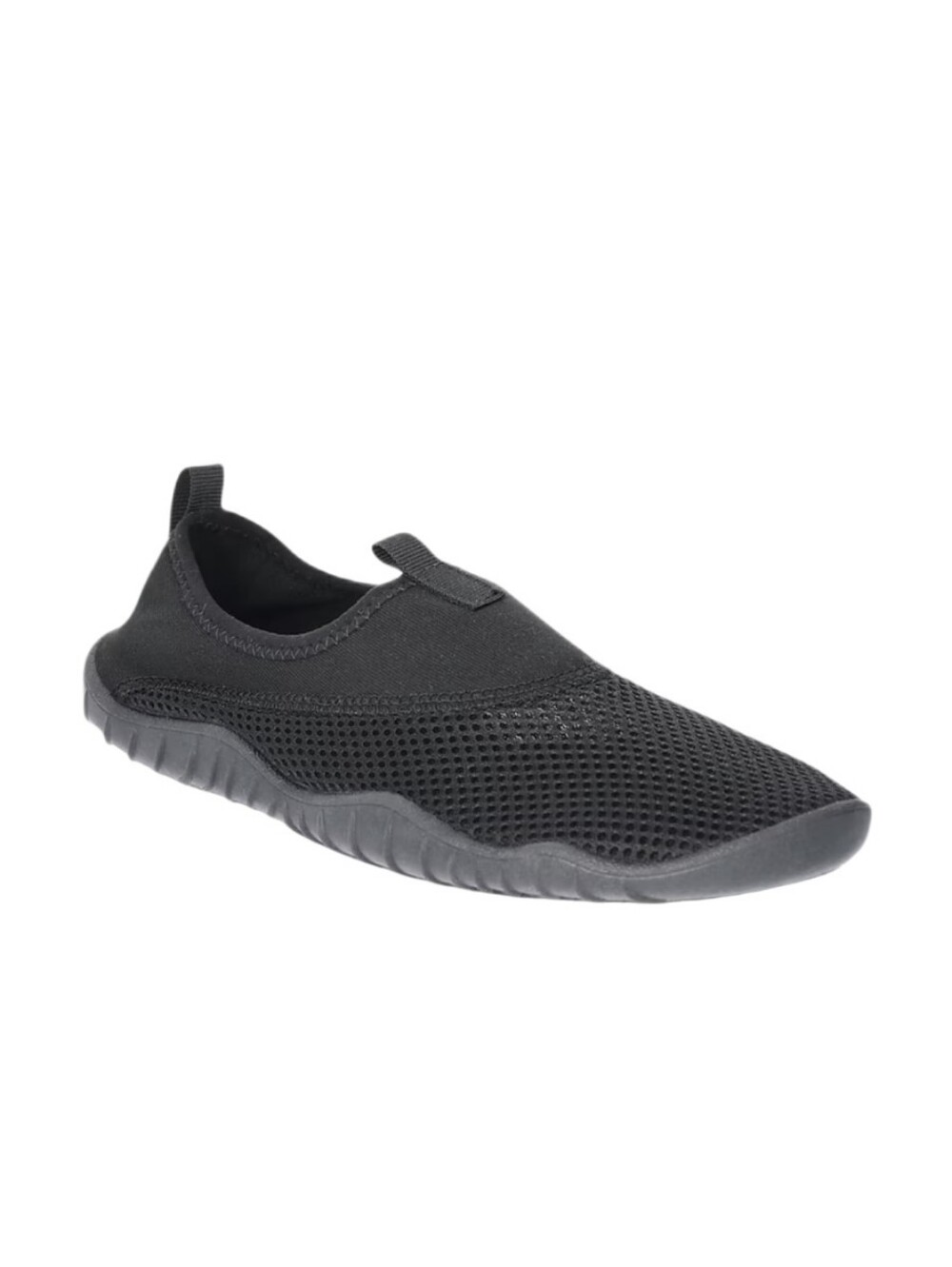 Womens Lightweight Black Mesh Water & Beach Slip-On Shoes Sz 8 wide Nwt